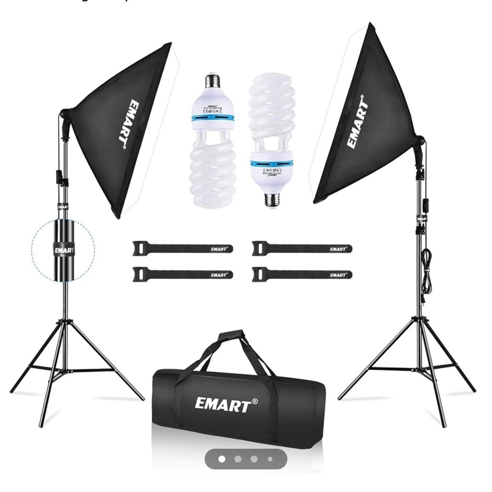NWOB Photography Softbox Lighting Set